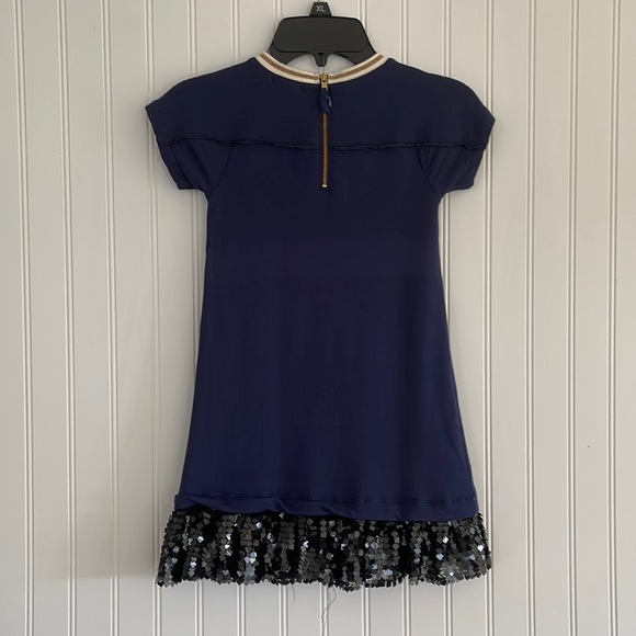 J.Crew Crewcuts Girls Dress w/Sequin Trim Bottom. Item# 0103 - Picture 3 of 9